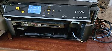 poncik aparatları: Epson Stylus Photo PX660 çoxfunksiyalı cihaz - 6 rəngli foto printer — 1