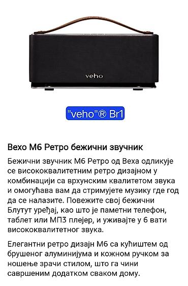 Zvučnici i stereo sistemi: Veho 360 M6 Mode Retro bežični Bluetooth zvučnik sa mikrofonom. MADE — 3