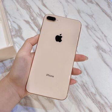 продам айфон 7 плюс: IPhone 8 Plus, Колдонулган, 64 ГБ, Күлгүн, Коргоочу айнек, Кабель, Каптама, 100 %