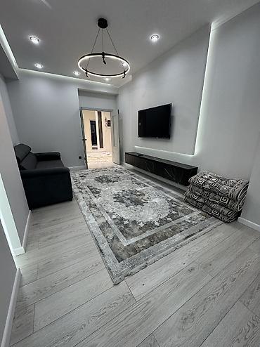 немецский квартал: 2 комнаты, 77 м², Асанбай мкр Элитка, 13 этаж, Дизайнерский ремонт — 5