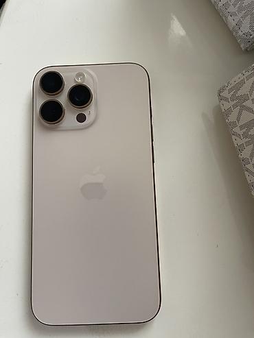ayfon 14 puro: IPhone 16 Pro Max, Qızılı, Barmaq izi, Simsiz şarj, Face ID — 2