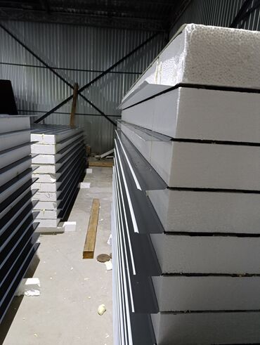 Сэндвич-панели кровельные: 1. Сендвич панелдер – жеңил, бышык жана жылуулукту жакшы сактаган — 7