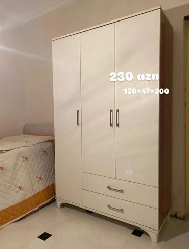 стеллаж баку: *3 qapılı dolab* Yeni sifarisle hazirlanir ✔️ istenilen reng secimi