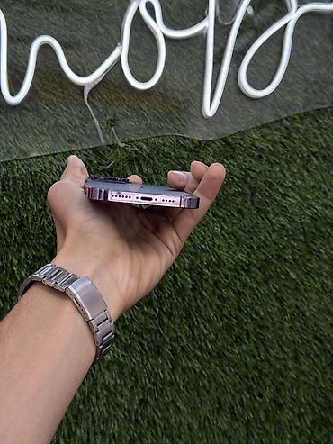 iphone usb: IPhone 14 Pro Max, 256 GB, Deep Purple, Zəmanət — 7