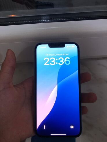 islenmis iphone kreditle: IPhone 13, 128 GB, Sierra Blue, Face ID, Sənədlərlə