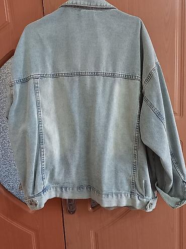 свободного: Джинсовая куртка, Свободная модель, Осень-весна, L, XL — 2