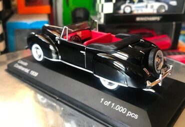 Avtomobil modelləri: Коллекционная модель Lincoln Continental black 1939 Limited Edition — 19