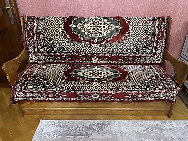 embawood mətbəx mebelləri: Taxta karkaslı 3 nəfərlik divan - Material: təbii ağacdan möhkəm — 3
