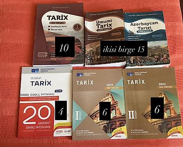 Kitablar və jurnallar: Ustlerinde yazılan tek-tek qiymetleridir,hamsı birge alsanız 41 azn — 1