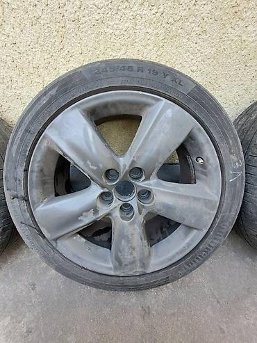 Дисктер: Куйма Дисктер R 19 Lexus, Комплект, тешиктери - 5, Колдонулган — 2