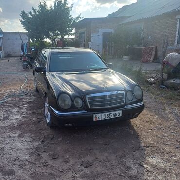 купить передний бампер на мерседес w210 в бишкеке: Mercedes-Benz E-класса (W210), седан, черный цвет кузова. цена