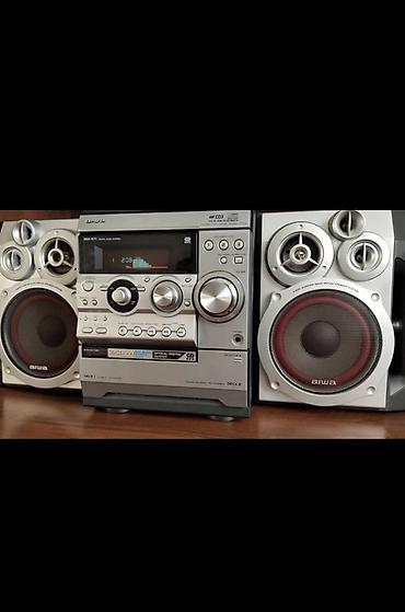 Другая аудиотехника: Мини-система AIWA (модель из серии NSX-r5l, серебристая) с двумя — 1