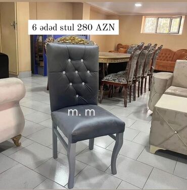 tek stullar: 6 стульев, Новый, Азербайджан, Бесплатная доставка в черте города