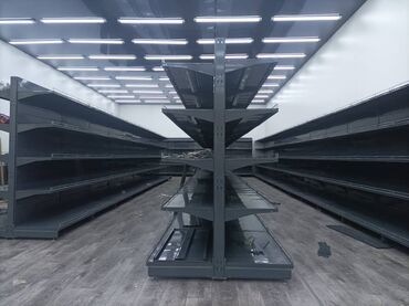 Витрины: Стеллаж, Витрины, стеллажи, полки торговые у металлические б/у, полка — 12