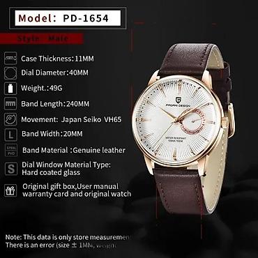 Ručni satovi: PAGANI DESIGN PD-1654 - Beli Potpuno nov muški sat PAGANI DESIGN — 3