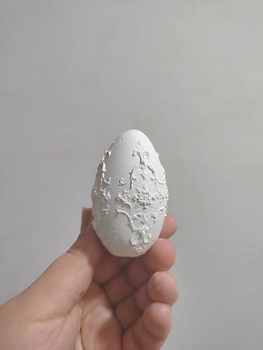 Fiqurlar: Fiqur, Gips, rəng - Ağ — 19