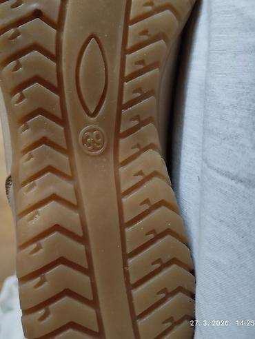 Cipele: Ženske cipele kožne cipele – bež br 39. - Brend: SAF-GER (etiketa — 9