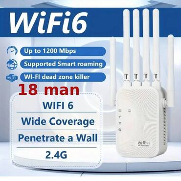 Masaüstü kompüterlər və iş stansiyaları: Wifi siqnal gücləndirici 2.4GHz tezlikdə işləyir.İndiki GPON