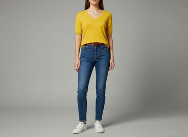 Swetry: Sweter damski, rozmiar S