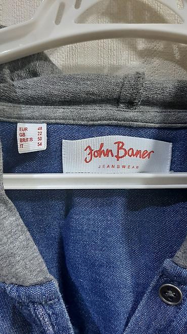 sekis it: John Baner Jeanswear qadın üst geyimi – denim köynək/hudi hibridi - — 3