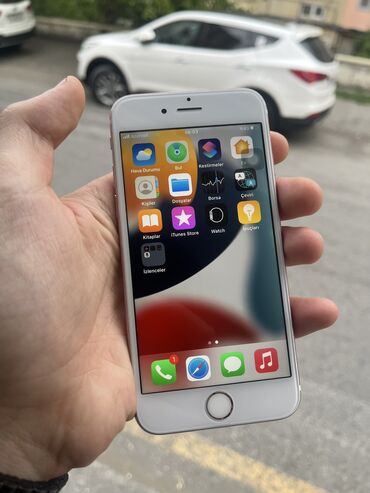 Apple iPhone: IPhone 6s, 64 GB, Çəhrayı, Barmaq izi