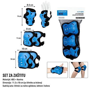 KMT Komplet zaštitne opreme plave boje 2008893 Plavi dečji set