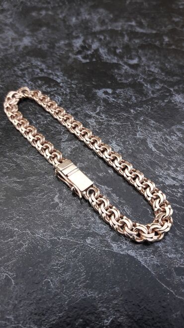 Цепочки: Золото комплект 585 проба Ручная работа Цепь и браслет Плетение — 15