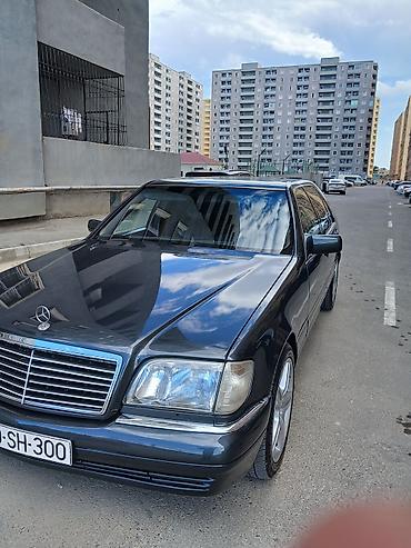 amg deflektor: Mercedes-Benz S-Class (W140) sedan - Kuzov: qara rəng, uzun baza — 4