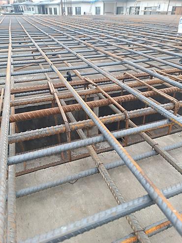hasar ucun setka: Məhsul: Armatur toru (dəmir donatı qəfəsi) Təsvir: - Monolit beton — 2