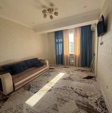 ак ордо квартир: 1 бөлмө, 37 кв. м, Элитка, 9 кабат, Евроремонт
