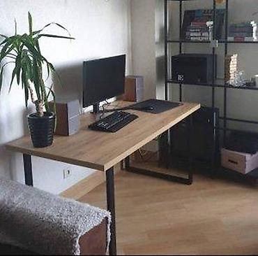 dvosedi ikea: RADNI STO MODEL 026 | Izrada nameštaja po meri Drvo& metal — 1