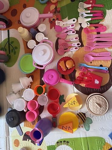 Наборы посуды: Большой набор детской посуды и кухонных принадлежностей для игры в — 2