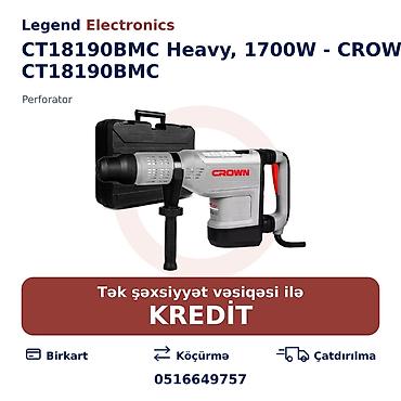 kreditle drel: Elan başlığı: Perforator CT18190BMC Heavy, 1700W - CROWN CT18190BMC — 1