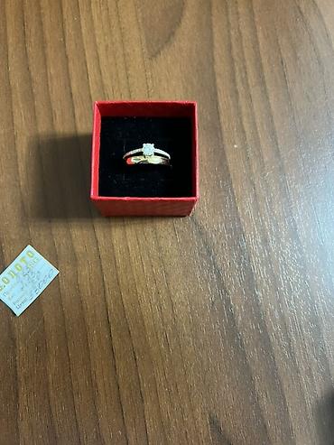 серебро с: Кольцо, Помолвочное, Проба 585, Женские, Новый — 2