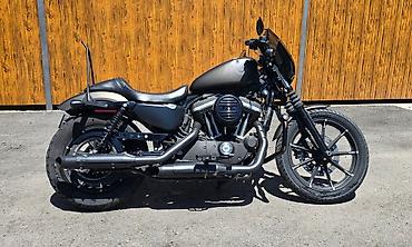 электо мото: Мотоцикл Harley-Davidson черного цвета, модель Sportster Iron 883 — 4