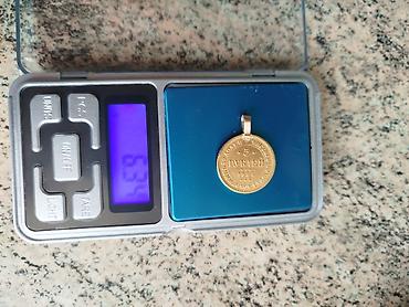 Zərgərlik əşyaları: Kulon, Sarı qızıl, Qaşsız, 6 g — 1