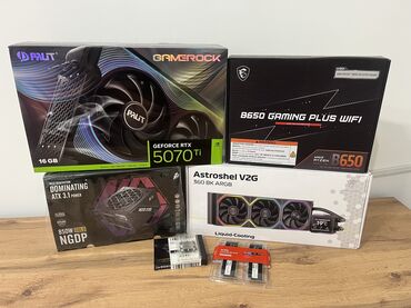 Настольные ПК и рабочие станции: Компьютер, ядер - 8, ОЗУ 32 ГБ, Игровой, Новый, AMD Ryzen 7, NVIDIA GeForce RTX 5070, SSD — 9