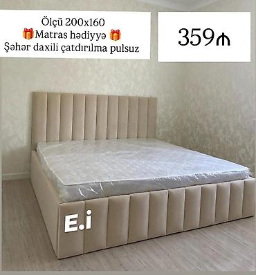 alisa home tekstil: Yataq dəsti – 200x160 - Ölçü: 200x160 sm - Başlıq və bortları — 1