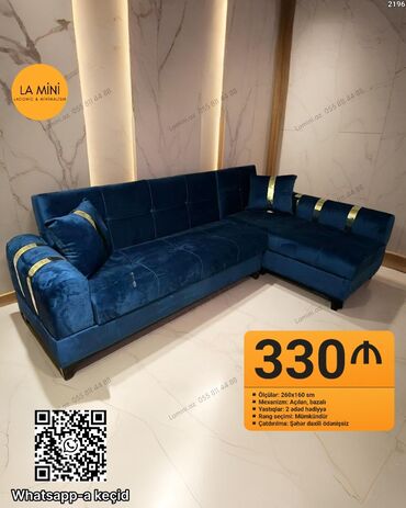 dosekler: Угловой диван, Раскладной, С подъемным механизмом, Велюровая ткань, Бесплатная доставка в черте города