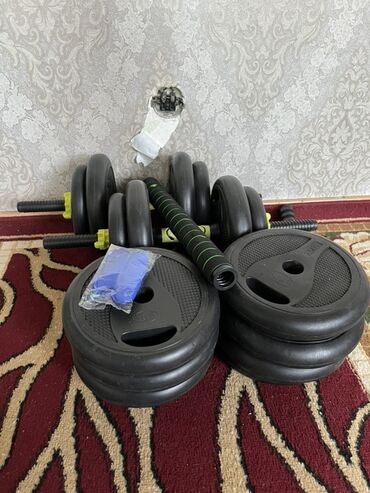 гантели наборные хромированные: Универсальный набор для фитнеса и силовых тренировок, включающий