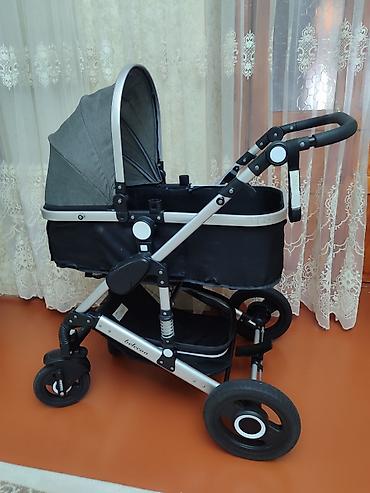 maxi cosi: Uşaq arabası – Babacoo markası, 3 təkərli ön dönər blok və iri arxa — 1