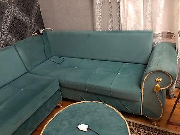 - Model: Künc divan dəsti və puf - Tərkib: L formalı künc divan (iki