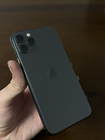 купить айфон 13 про бишкек: IPhone 11 Pro, Колдонулган, 256 ГБ, Space Gray, Каптама, 72 %