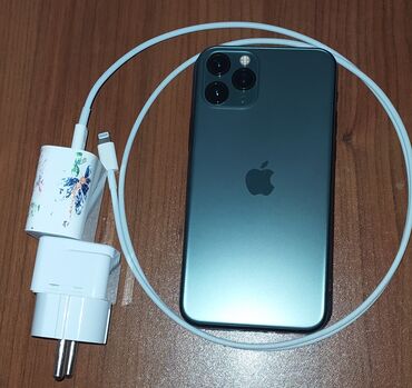 Apple iPhone: IPhone 11 Pro, 64 GB, Matte Midnight Green, Zəmanət, Kredit, Qırıq lalafo.az -da Apple iPhone: IPhone 11 Pro, 64 GB, Matte Midnight Green, Zəmanət, Kredit, Qırıq