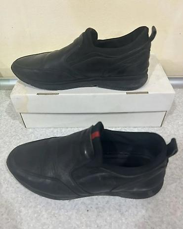 ayaqqabı мокасини: Kişi ayaqqabısı – slip-on model - Rəng: qara - Üst hissə: Yumşaq dəri — 2