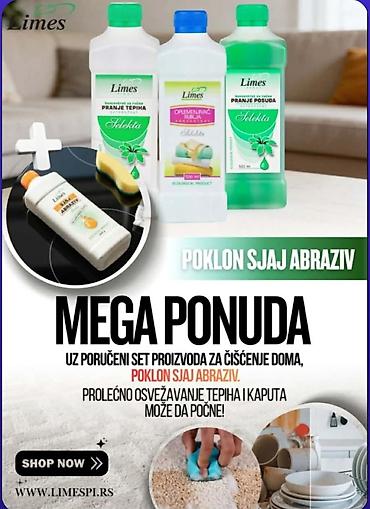 jeftino posuđe: Set za čišćenje doma Limes – Selekta Sadrži: - Limes Selekta sredstvo — 1