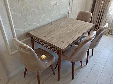stulla: - Kompüter/iş masası: ölçü E120 sm × H170 sm × D50 sm. Geniş iş səthi — 4