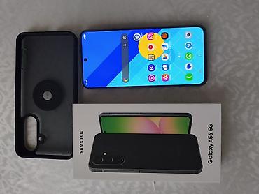 android auto: Samsung Galaxy A56 5G, Новый, 256 ГБ, цвет - Черный, eSIM, 2 SIM — 1