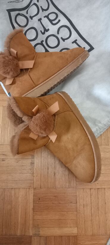 stefano kratke cizme: Ugg boots, color - Brown, 39