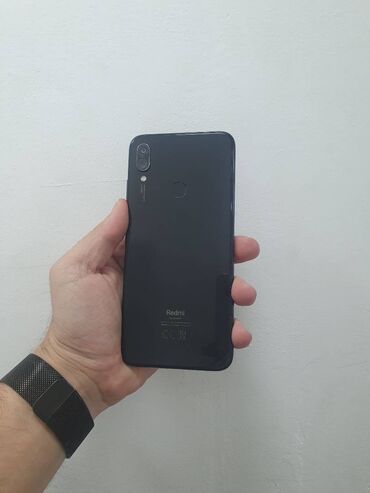 iohone 7: Xiaomi Redmi Note 7, 128 GB, rəng - Qara, 
 Zəmanət, Barmaq izi, İki sim kartlı